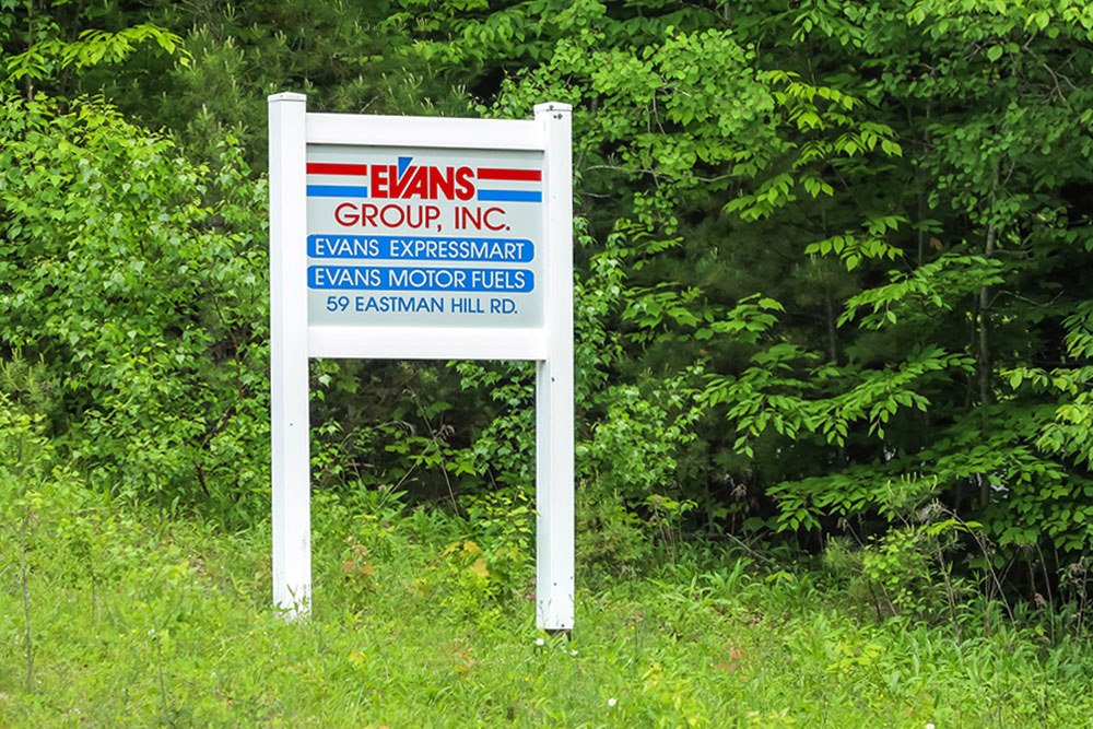Evans Group, Inc Entrance Sign